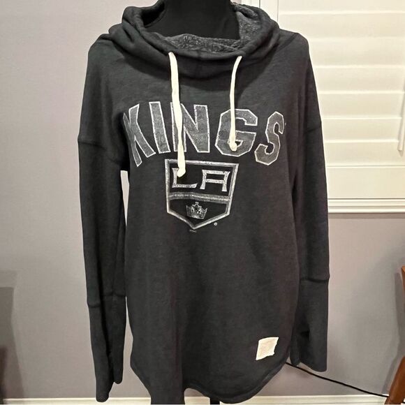Women’s NHL Los Angeles Kings Funnel Neck Pullover Sweatshirt Size Medium - Picture 1 of 9